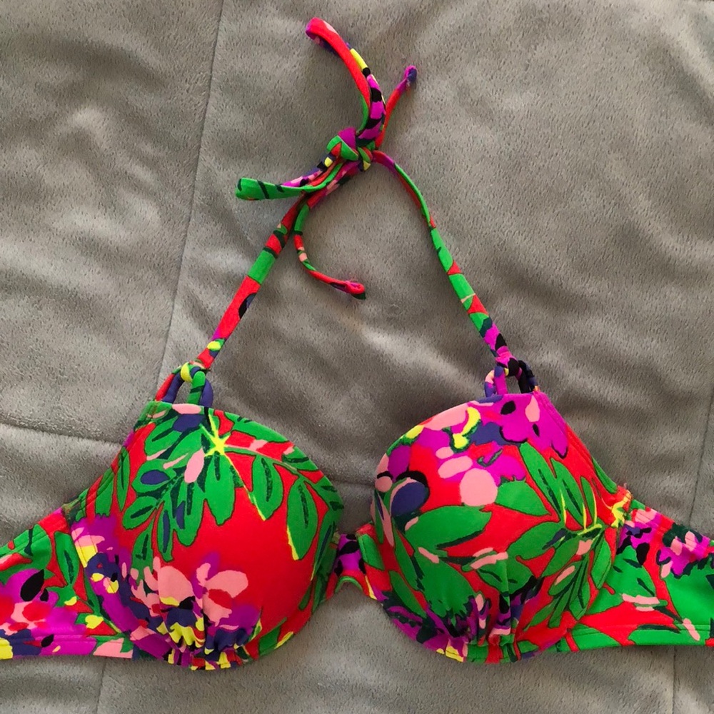 Aerie Padded Bathing Suit Bikini Top (Size 34C)